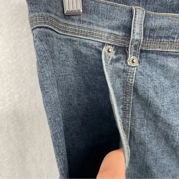 ~DKNY Women's Vintage Y2K Denim Midi Skirt 5 - Picture 5 of 8